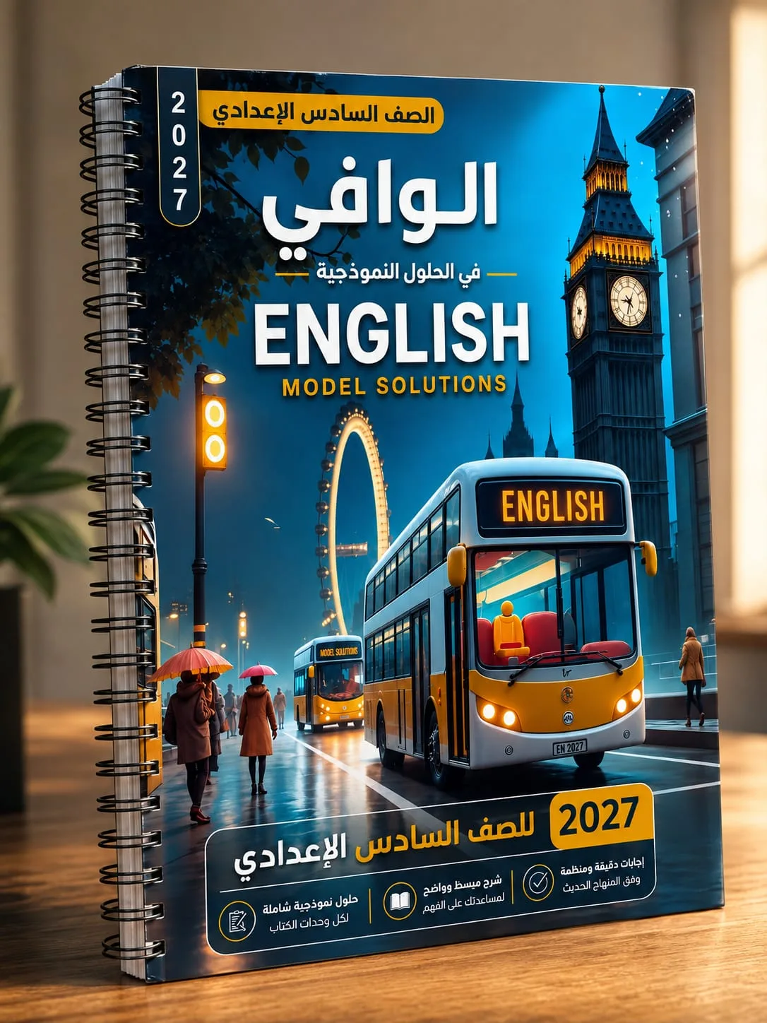 الحلول الوزارية الكونترول اللغة الانكليزية ملزمة الوافي