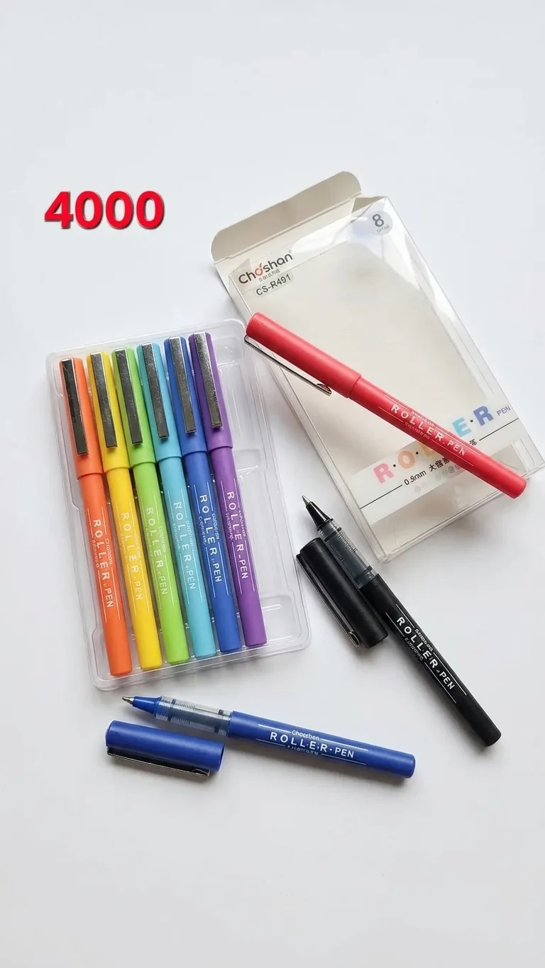 مجموعة أقلام ملونة Roller Pen عدد 8