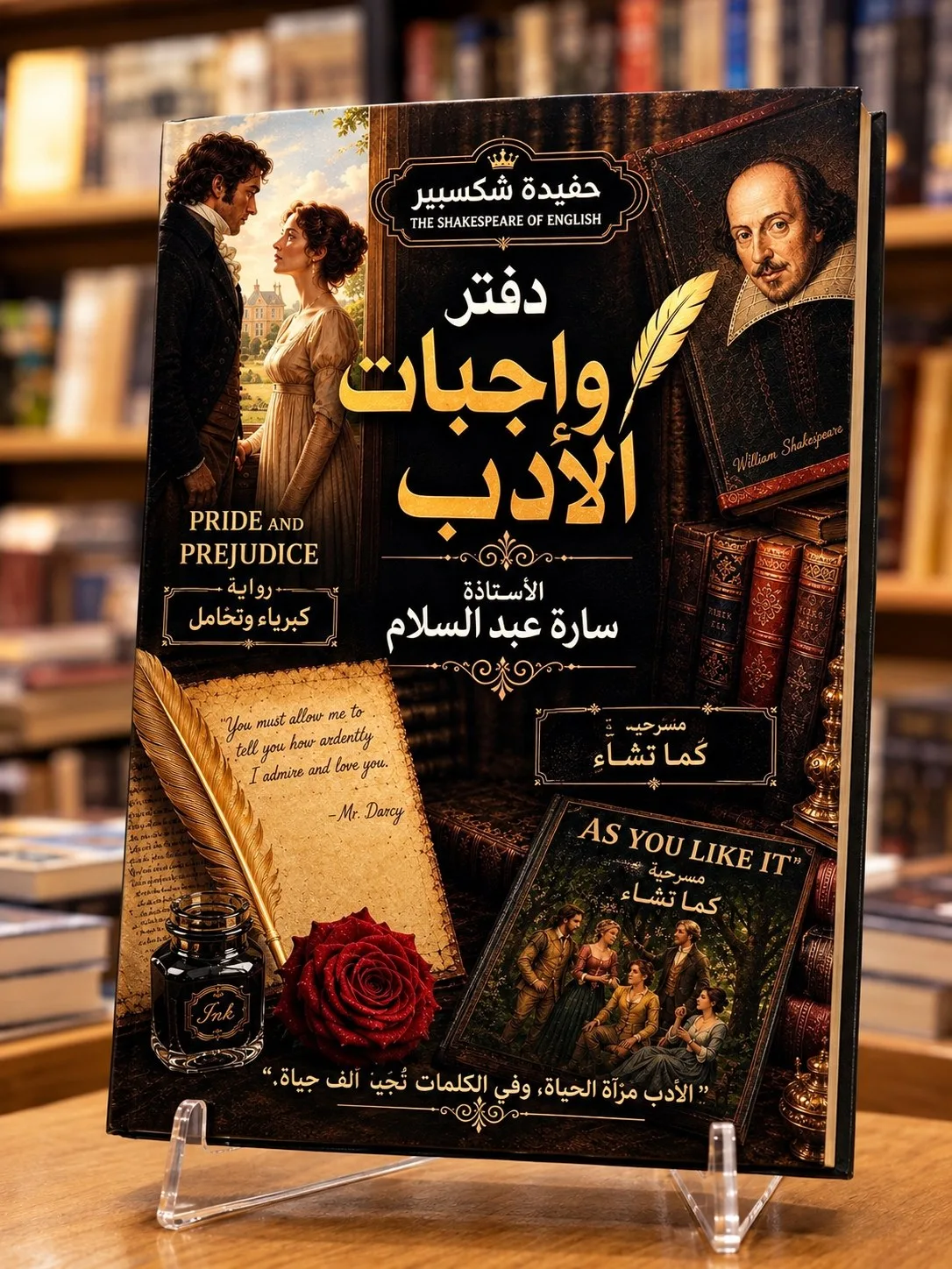 دفتر واجبات الادب  حفيدة شكسبير