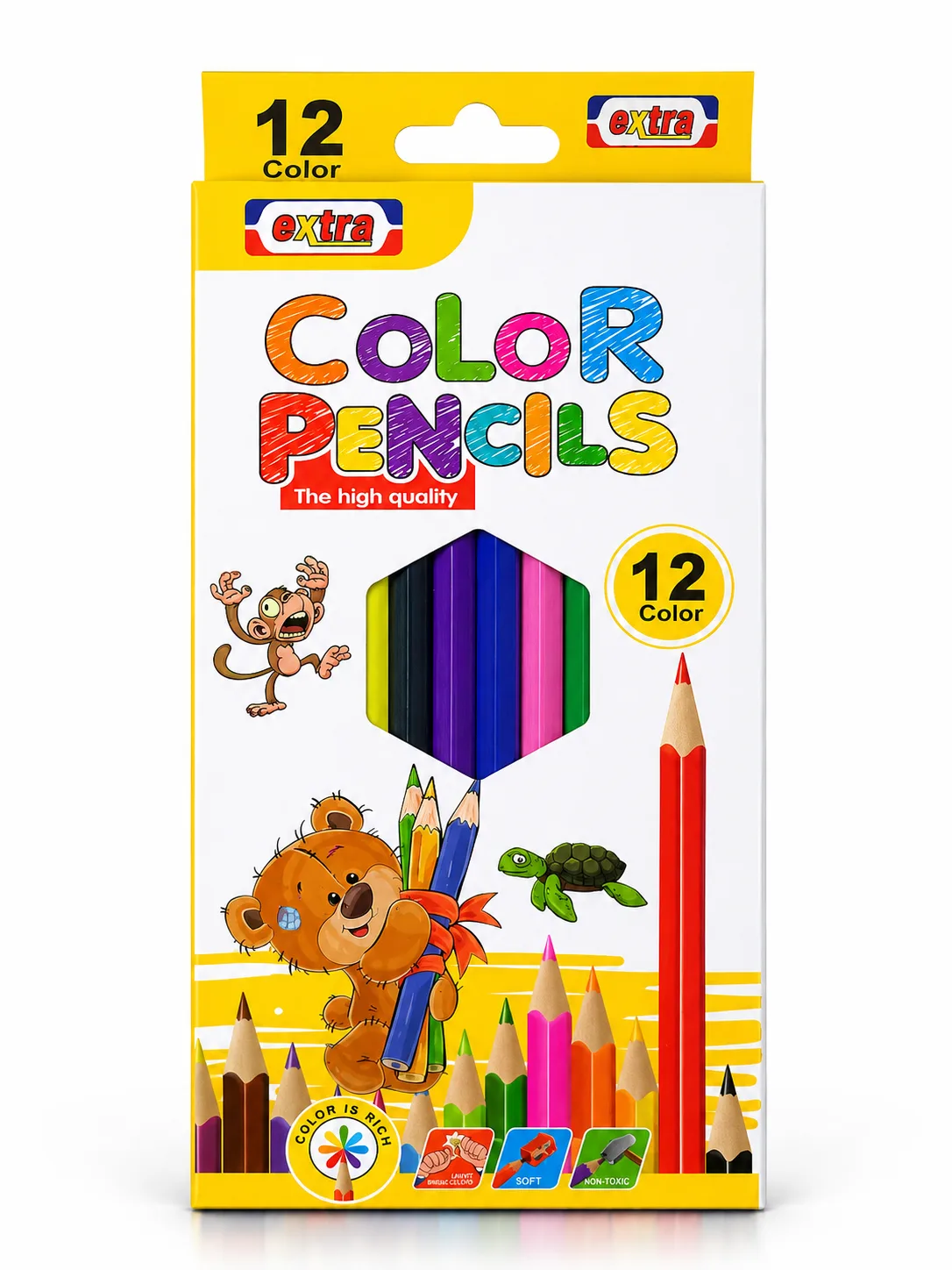 Extra Color Pencils 12 Colors