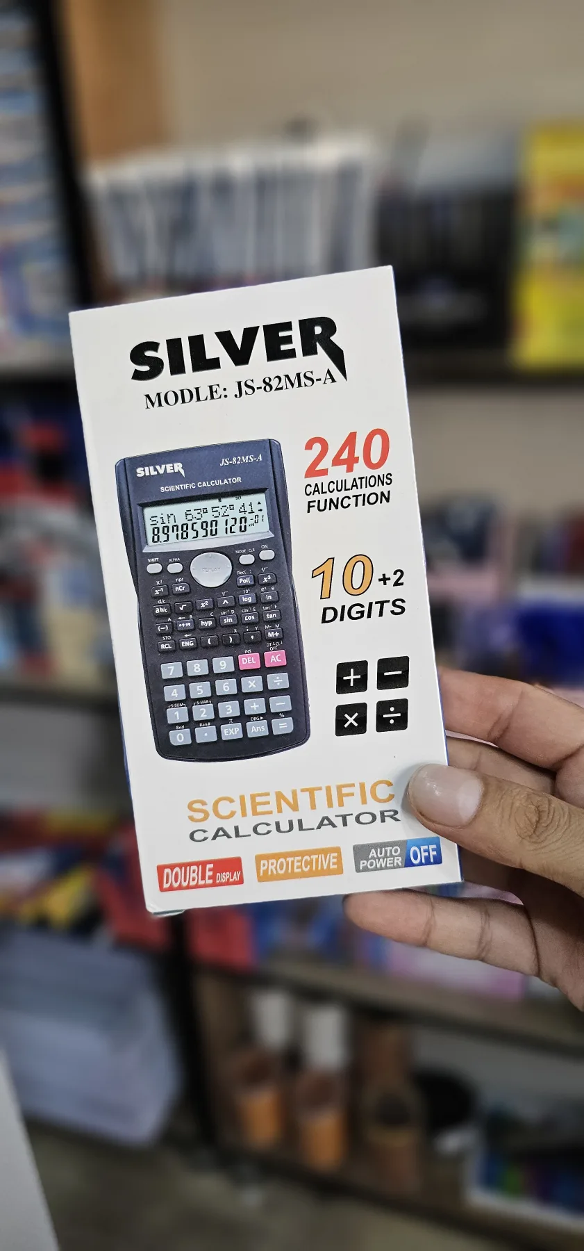 حاسبة علمية SILVER موديل JS-82MS-A